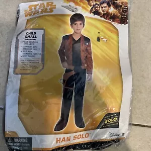 NEW Star Wars Han Solo Child Boy Halloween Costume Size Small 4-6 - Picture 1 of 6