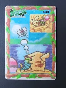 1998 Bandai Pokemon Sealdass Stitch Touch Butterfree Pikachu #09 - Picture 1 of 2