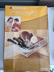 ClosetMaid 3052 Kitchen 14-Inch Cabinet Organizer White - Picture 1 of 5