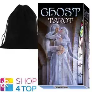 GHOST TAROT CARDS DECK CORSI ESOTERIC TELLING LO SCARABEO WITH VELVET BAG NEW - Picture 1 of 8