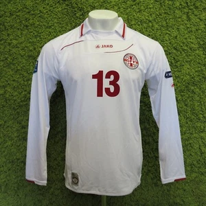 2010-2012 GEORGIA HOME FOOTBALL SHIRT 13 MATCH ISSUE LONG SLEEVE M 9/10 - Picture 1 of 19