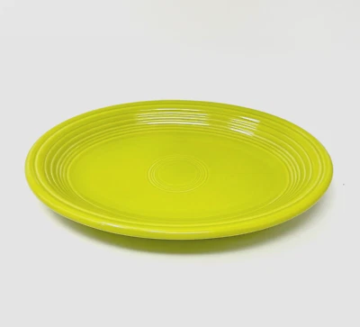 Homer Laughlin Fiesta Lemongrass Green Oval Serving Platter 11.25" - Image 1 of 4