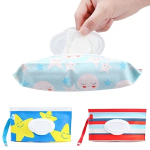 Nachfüllbare Flip Cover Feuchttuchtasche Feuchttuchtasche Taschentuchbox Tücherhalter Hülle - Bild 1 von 32