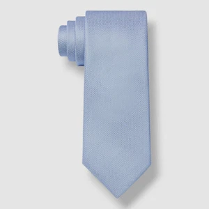 Calvin Klein Men's Blue Linen Micro-Diamond Classic Slim Neck Tie Size 57x3 - Picture 1 of 1