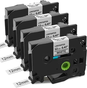 Nastro per Etichette Compatibile Con Brother P-Touch Tze-231 TZ Tape 12Mm 0.47 - Foto 1 di 11