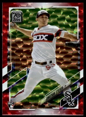 2021 Topps Series 2 RED Jonathan Stiever Rookie /199 Chicago White Sox #528 . - Image 1 of 2