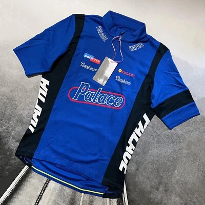 NEW Size L Rapha + Palace Skateboards Classico Short Sleeve Jersey Large Blue - Image 1 of 4