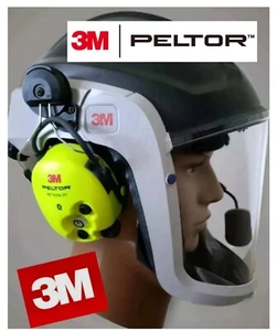 ๐ 3M M-300 Versaflo Helmet Adflo Peltor WS ProTac XPI Headset Face Shield $2295 - Foto 1 di 24