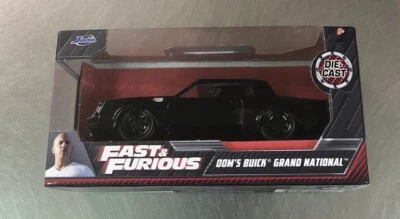 JADA FAST & FURIOUS DOM’S BUICK GRAND NATIONAL 黑色油漆 1/32 比例压铸 — 第 1/4 张图片