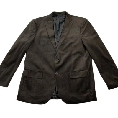 Blazer/chaqueta de terciopelo marrón pata de gallo de 2 botones Pierre Cardin de colección para hombre • 46R Foto 1 de 4
