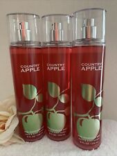 3 BATH AND BODY WORKS*COUNTRY APPLE*Fragrance Mist Spray*NEW*PRIORITY Ship!🌸
