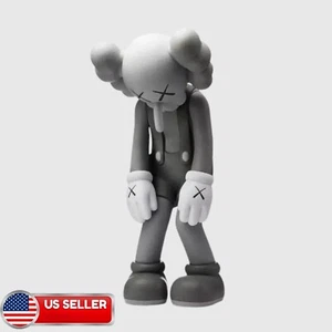 Für Kaws Dekor 11 Zoll/30 cm grau kleine Liege große Nase Vinyl Figur-US-VERKÄUFER - Bild 1 von 2