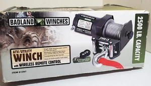 Badland ATV / Utility Winch 2500 LB. Capacity w/Wireless Remote Control 61297 - Bild 1 von 9