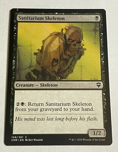 X4 ESQUELETO DE SANATORIO - LEYENDAS COMANDANTES - MTG - JUEGO CASI NUEVO - Imagen 1 de 3