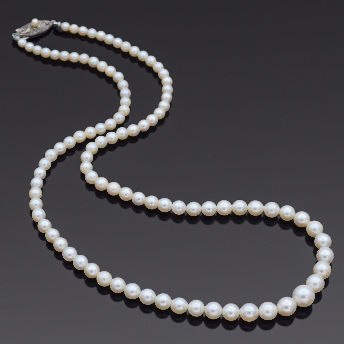 Perlas Simuladas Laguna Vintage LAGUNA Faux Pearl TRIPLE Strand With