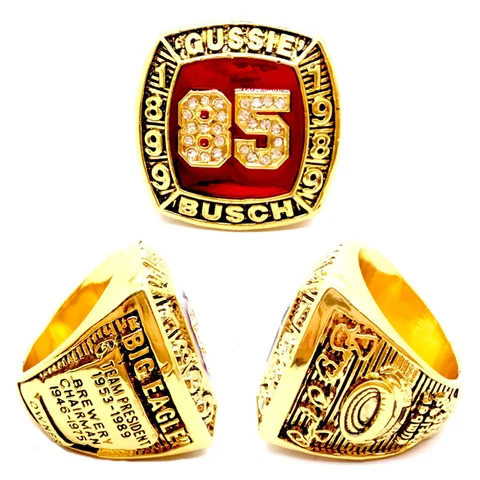 1899-1989 St. Louis Cardinals Championship Ring Hall Of Fame #85 GUSSIE BUSCH Cover