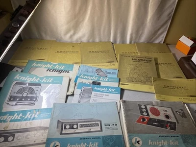 Kit Heathkit y Knight de colección manuales de montaje para kits más otros manuales++++ Foto 1 de 4