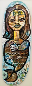 Mermaid Mixed Media 2008 por Jessica Rudy 30" x 10,5" - Imagen 1 de 6