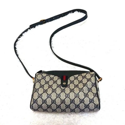 Gucci Antiguo Vintage Accesorios Colección GG Patrón Mini Bolso de Hombro - Imagen 1 de 4