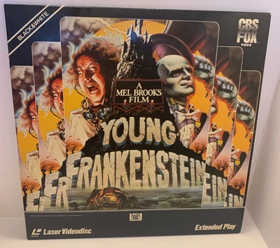 Young Frankenstein Extended Play Laserdisc 1983 Mel Brooks Black & White TESTED Foto 1 de 4