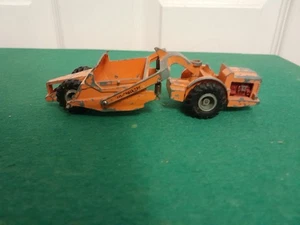 Raspador de tierra vintage Matchbox tamaño king K-6 Allis Chalmers alguna pérdida de pintura - Imagen 1 de 5