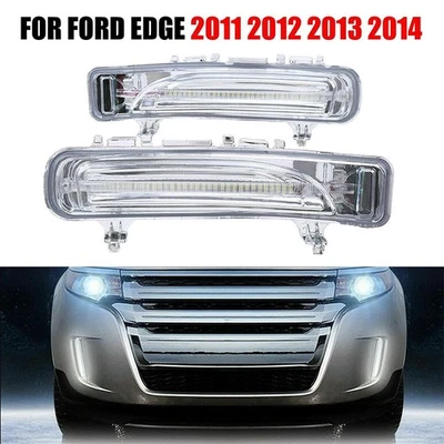 2Pcs Front LED Fog Light Daytime Running Lamp For Ford Edge 2011 - 2014 Year - Image 1 of 4