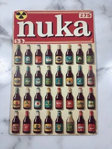 Fallout Bethesda Nuka Cola Metal Sign - Picture 1 of 11