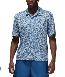 Nike Jordan Essentials Men's Poolside Top Blue Small FN4641-423 - Picture 1 of 7