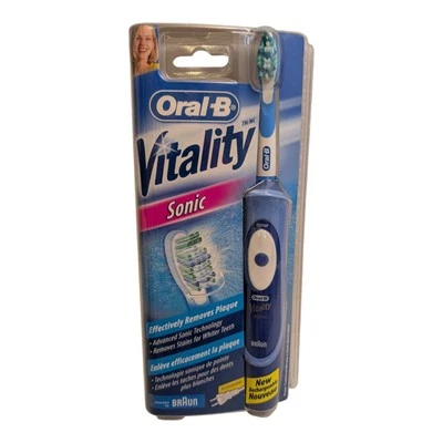 Cepillo de dientes eléctrico sónico Braun Oral B Vitality azul recargable Foto 1 de 4