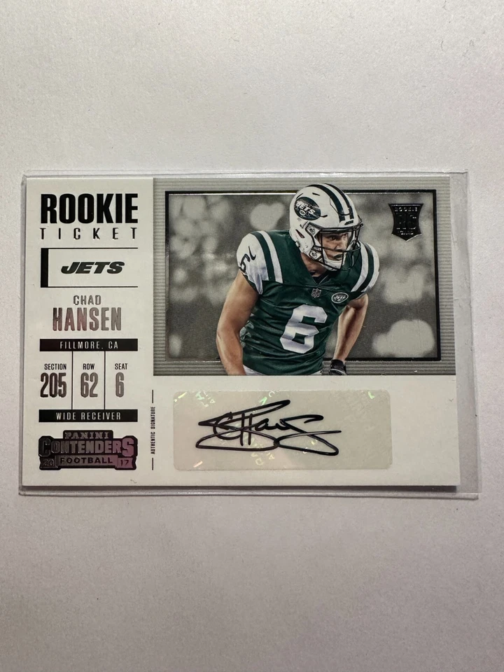 K51,517 - 2017 Panini Contenders #275 Chad Hansen Auto - Image 1 of 1