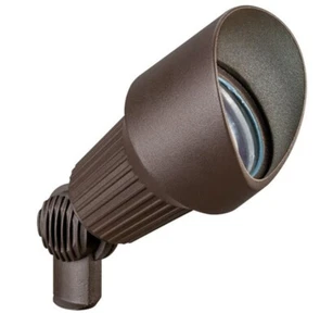 Kichler 15309AZT Architectural Bronze 3" Outdoor Accent Light Halogen Lamp - Picture 1 of 4