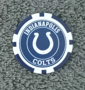 NFL INDIANAPOLIS COLTS SOUVENIR COLLECTIBLE POKER CHIP GOLF BALL MARKER - Picture 1 of 1
