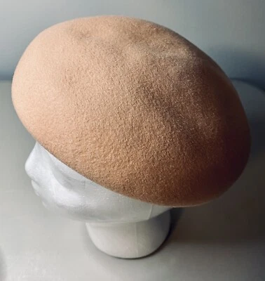 Sombrero de fieltros de campo justo Neumann-Endler años 40 de colección 100 % lana virgen fibras naturales Foto 1 de 4