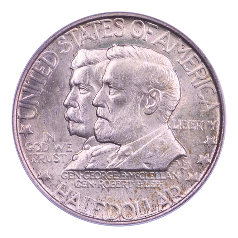 1937 Antietam Commemorative Silver Half Dollar PCGS MS65 Cover