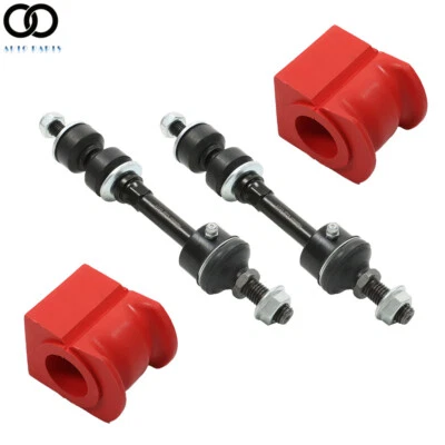 4PC Front Sway Bar Links & Bushings For 2005-2008 Ford F150 / 2006-2008 Mark LT - Image 1 of 4