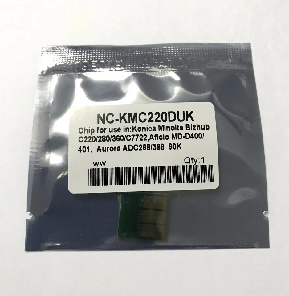 10 x Black Drum Chip DR311K, A0XV0RD for Konica Minolta Bizhub C220 C280 C360 - Image 1 of 1