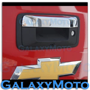 Cubierta de palanca de mango de puerta trasera cromada 14-18 GMC Sierra 1500+15-19 Sierra 2500 - Imagen 1 de 2