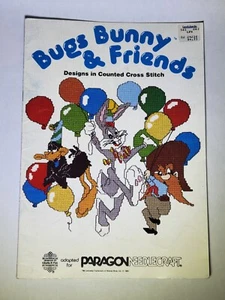 Needlecraft Looney Tunes Bugs Bunny Friends Daffy Duck Tweety Cross Stitch 1983 - Picture 1 of 3
