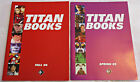 Titan Books Lot Of 2 Catalogs Fall 2004 Spring 2005 Serenity Stargate Sg 1