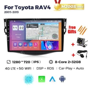 For Toyota RAV4 2007-2012 Android Radio Car GPS Navi Stereo Carplay FM AM 8Core - Picture 1 of 22