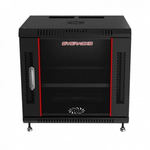 12U Server Rack - 24 inch (600 mm) Depth - PDU -Shelf - Fan - Picture 1 of 6