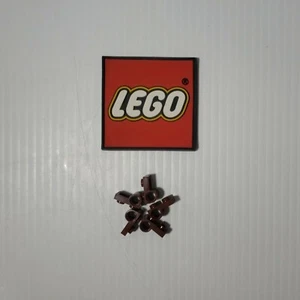 LEGO 1 x 2 Placa con Agujero en la Parte Inferior MARRÓN ROJIZO (x5) 18677 PIEZAS NUEVAS - Imagen 1 de 5