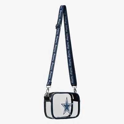 NFL Dallas Cowboys Stadium Team Stripe Clear Crossbody Bag by FOCO - Image 1 of 2