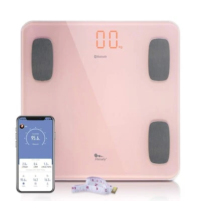 himaly Body Fat Scale Smart BMI Scale Digital Bathroom Wireless Wei... Fast Ship - Image 1 of 4
