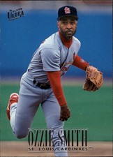 1996 Ultra St. Louis Cardinals Baseball Card #279 Ozzie Smith