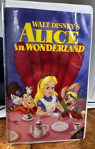 Walt Disney Classic: Alice in Wonderland VHS **RARE** BLACK DIAMOND CLASSIC**