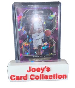 2022-23 Panini Prizm Draft Picks Chris Paul Purple Ice Prizm #'d /149 WakeForest