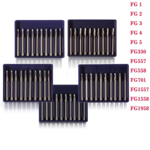 Dental Clinic Burs 25mm Carbide Bur Friction Grip FG Round For High Speed - Picture 1 of 124