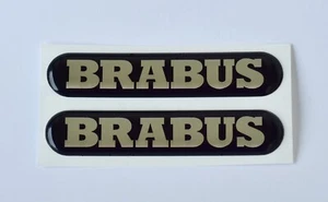 Smart Mercedes Brabus 451 453 Pegatina 3D Emblema Pegatinas 65x15 mm - 2 uds. - Imagen 1 de 13
