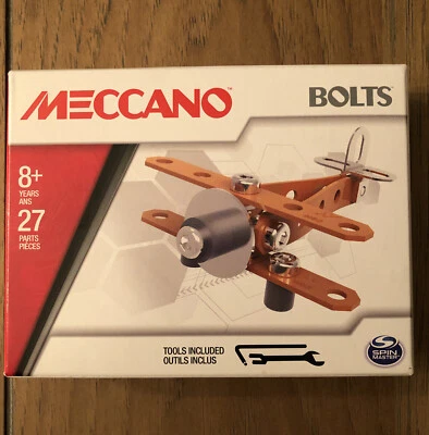 Meccano Bolts Plane By Spin Masters Erector Sets STEM Educational Toys - Image 1 of 2